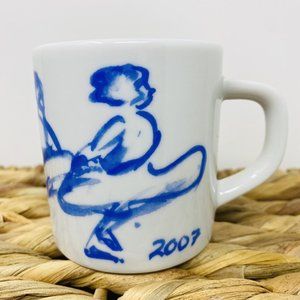 RARE ROYAL COPENHAGEN 2007 FAJANCE ANNUAL Small MUG / CUP 3"